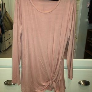 XL Blush pink boutique long sleeve top